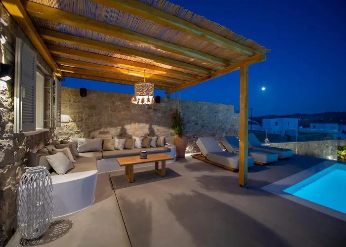 Summer Breeze Luxury Mykonos فيلة